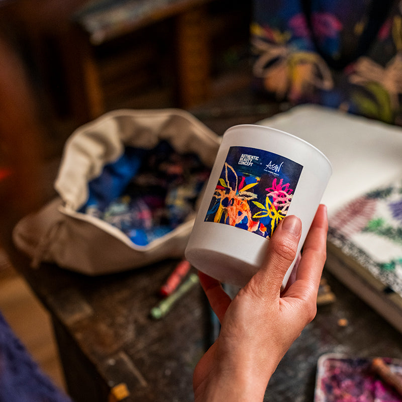 Glow Candle | Flowers and Colors of Time
