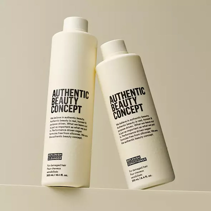 Authentic Beauty Concept Replenish Cleanser und Conditioner